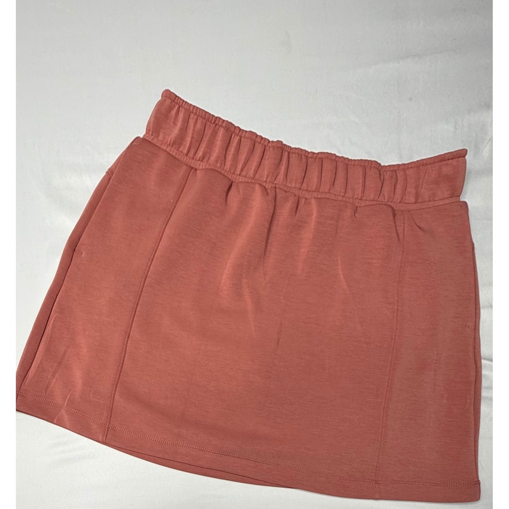 Mondetta Women High Rise Walking Skort Pink Tencel Active Skirt Pockets M NEW T6